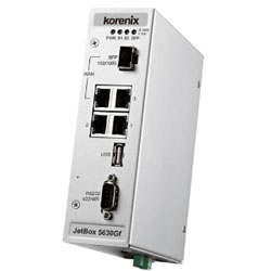 Industrial VPN Router Computer with GbE/SFP, Serial JetBox 5630Gf