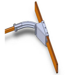 This fitting allows VDC1-FD (designed around flat drop cable) to connect to an individual channel of the VDC5 conduit.