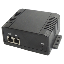 MIT-79G-56BNNN 56V Gigabit PoE Injector with 56V/50W Output on spare pairs, meet DOE level 6